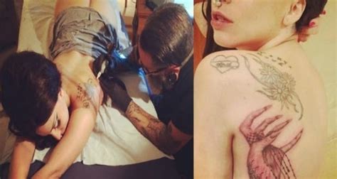 Picoteando El Espectaculo Lady Gaga Acaba De Estrenar Un Nuevo Tatuaje