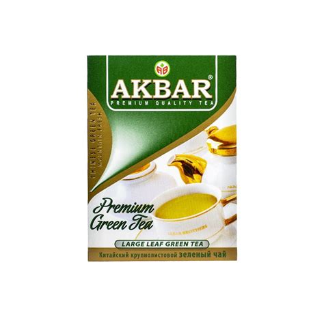 Herbata Zielona Akbar Green Tea Premium 100g Liściasta