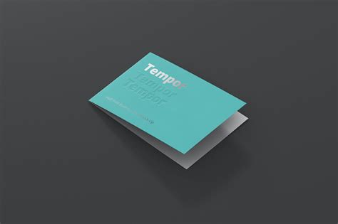 15+ Folded Card Mockup PSD Templates | Mockuptree