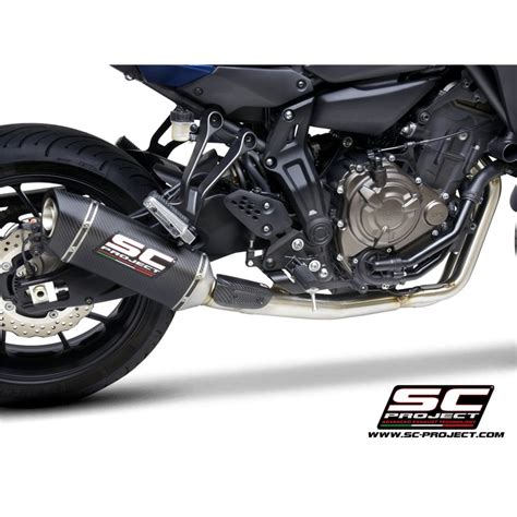 Sc Project Uitlaatsysteem Sc S Rvs Carbon Yamaha Mt Tracer