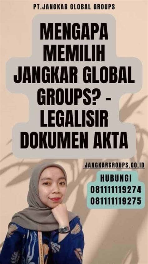 Legalisir Dokumen Akta Penting Jangkar Global Groups