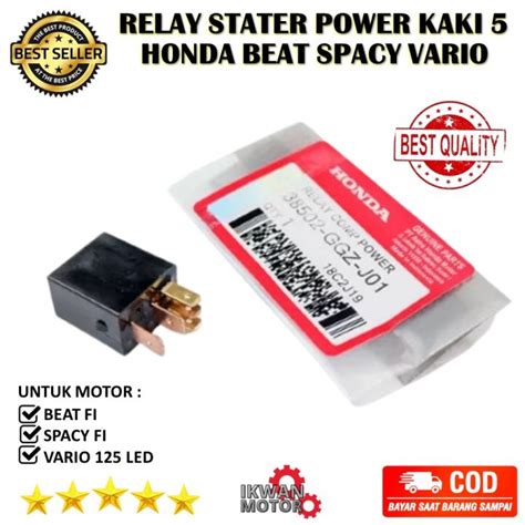 Relay Stater Power Kaki 5 Honda Beat Sporty Beat Street Beat Esp Genio