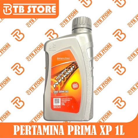 Jual Pertamina Prima XP SAE 20W 50 1L Shopee Indonesia