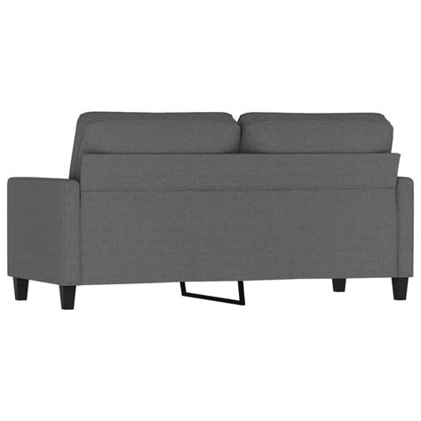 2 Sitzer Sofa Dunkelgrau 140 Cm Stoff Online Kaufen