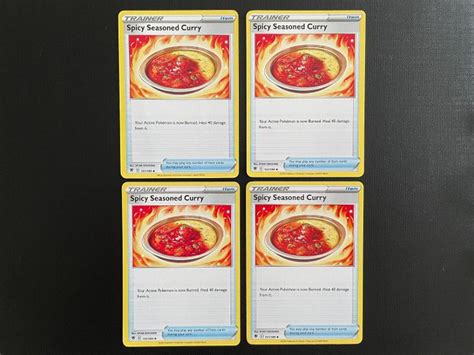 Pokémon karta 4x Spicy Seasoned Curry ASR 151 Astral playset Aukro