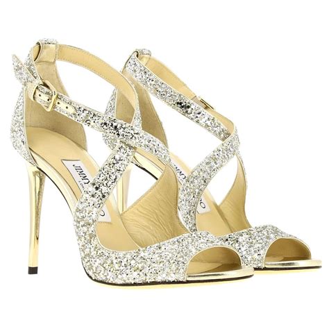 Jimmy Choo Women S Heeled Sandals In C Metallic Lyst