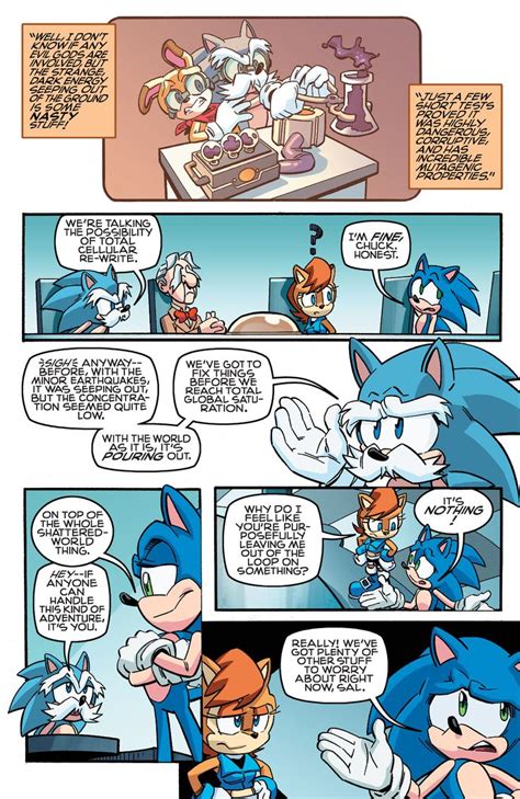 Sonic the Hedgehog and Tails Comic Page