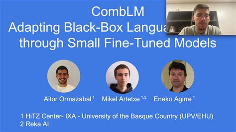 Underline Comblm Adapting Black Box Language Models Through Small