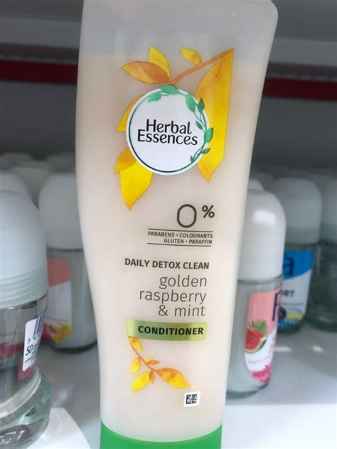 Herbal Essences Daily Detox Clean Golden Raspberry And Mint Conditioner Inci Beauty