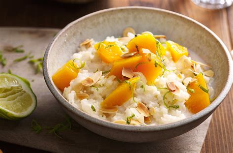 Slow-Cooked Mango Rice Pudding Recipe | Dessert Recipes | Tesco Real Food