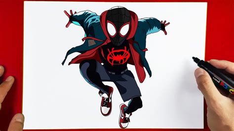 Como Dibujar A Spiderman Miles Morales Kawaii Dibuja A Spiderman De