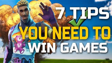 7 Tips And Tricks You Need To Win Fortnite Battle Royale Youtube