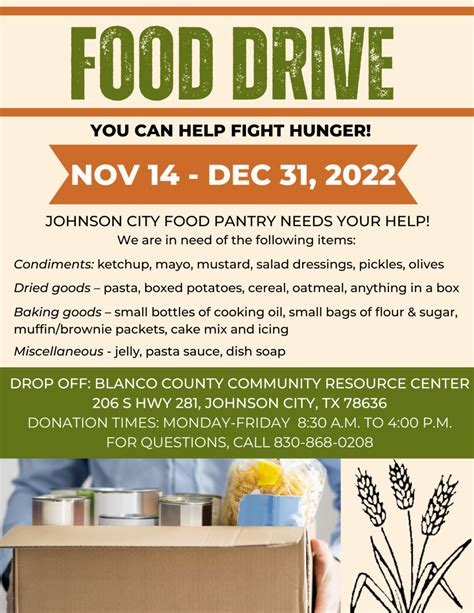 Crc Food Drive Johnson City