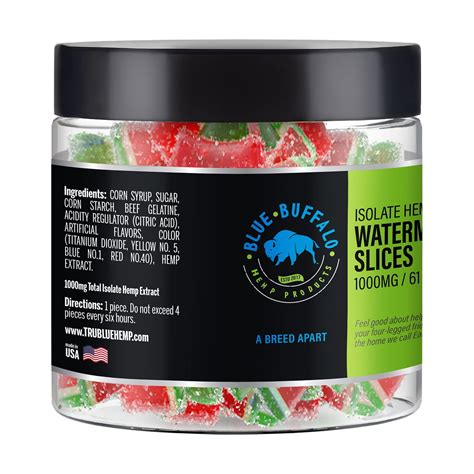 Full Spectrum Cbd Gummies Watermelon Slices 1000mg 60ct Booster