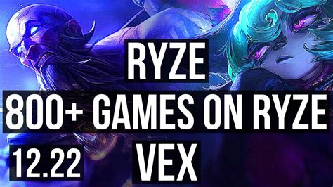 Ryze Vs Vex Mid Games Legendary Euw Diamond Youtube