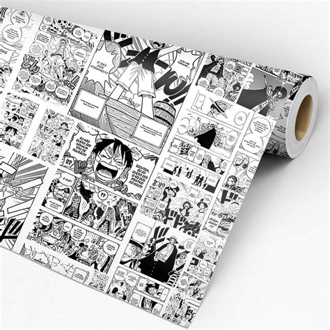 Papel De Parede Adesivo Lavável Quarto Mangá One Piece Amazon br