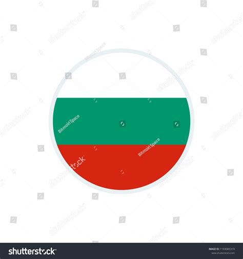 Bulgaria Flag Bulgaria Circle Flag Bulgaria Stock Vector Royalty Free