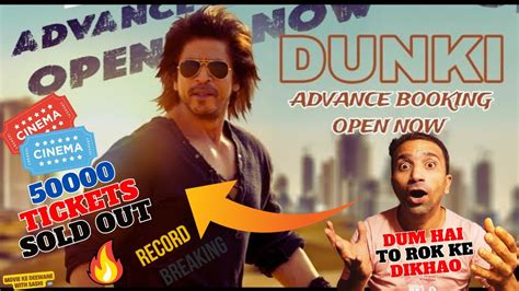 Dunki Advance Booking Day 1 I Dunki Advance Booking In India Overseas