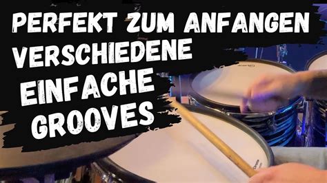 Einfache Schlagzeug Grooves perfekt für DICH zum Anfangen