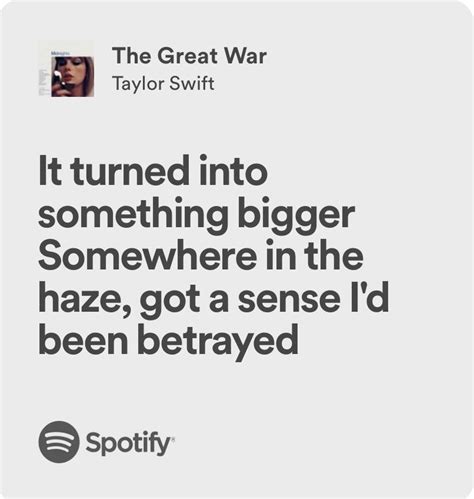 Taylor swift the great war – Artofit