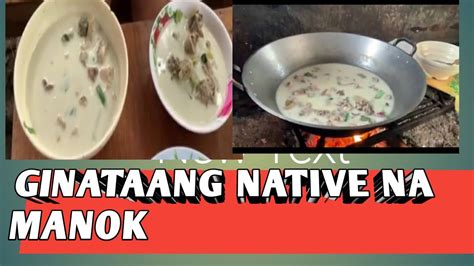 Ginataang Native Na Manok Youtube