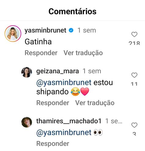 Yasmin Brunet Estaria Vivendo Novo Affair Saiba Quem