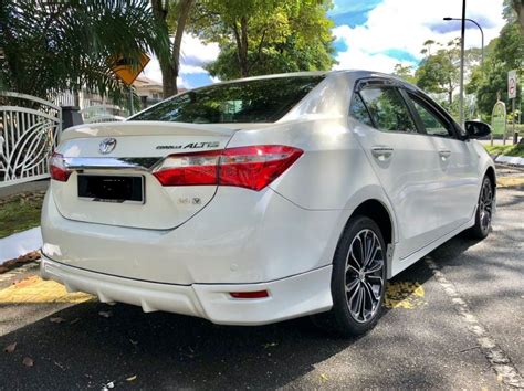 Toyota Altis V Spec Special Upgrade For Rental Sewa Cars Vehicle