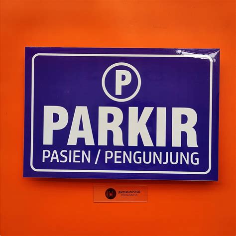 Jual Stiker Parkir Khusus Untuk Pasien Atau Pengunjung Stiker Bahan