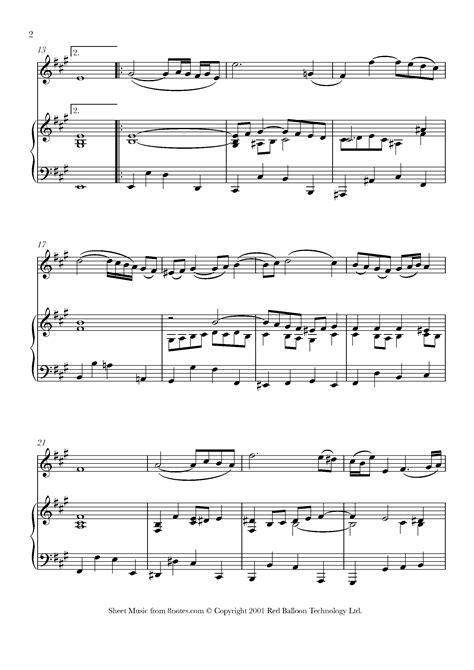 Bach Air On The G String Sheet Music For Violin