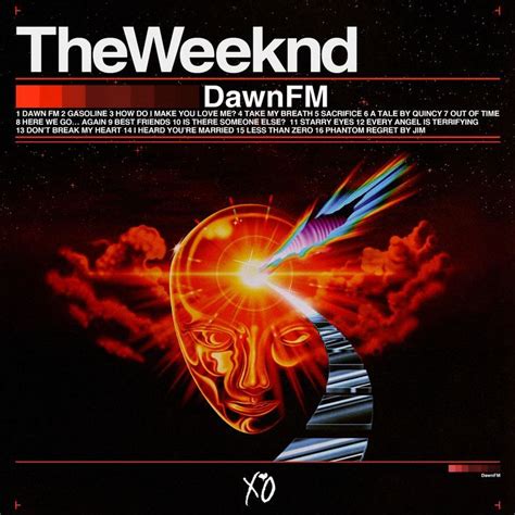 The Weeknd Dawn FM Cover Art | The weeknd album cover, The weeknd ...