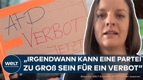 DEBATTE UM AFD VERBOT Warum Ein Parteiverbotsverfahren Schwierig