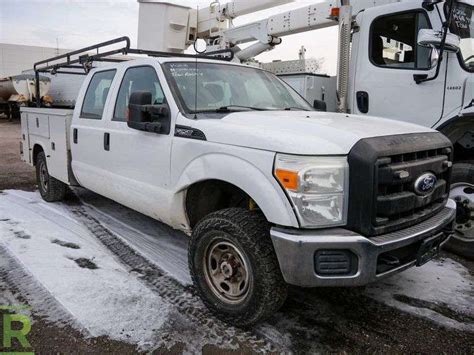 2011 Ford F250 Super Duty Xl 4wd Crew Cab Utility Truck Roller Auctions