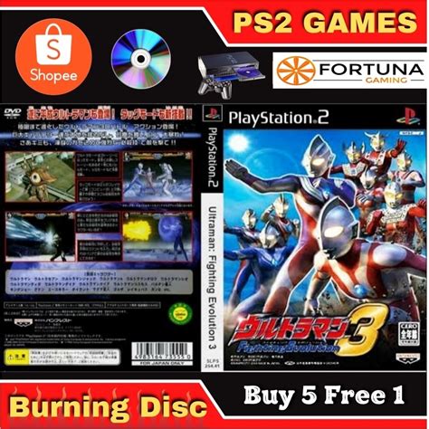 Jual Kaset Ps2 Ultraman Fighting Evolution 3 Shopee Indonesia