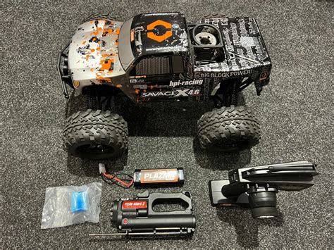 HPI Savage X 4 6 1 8 4WD Nitro Monster Truck In Een Nieuwstaat Met