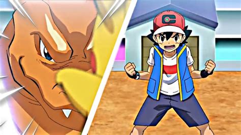 Ash Vs Leon Last Battle 😍 Ll Pikachu Vs Charizard 😍 Ll Pokemon Ash