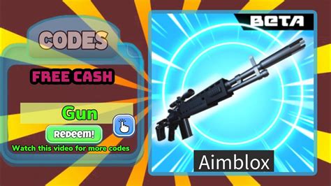 Roblox Aimblox Beta Codes GET FREE CASH Try A Free Code In The