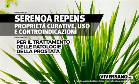 Serenoa repens per prostata e capelli proprietà e controindicazioni