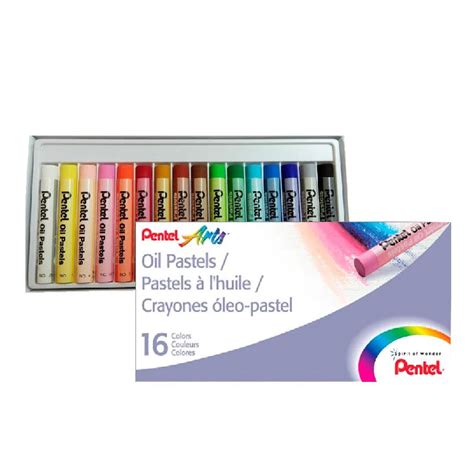 Giz Pastel Oleoso Cores Pentel Esfera Papelaria I Desperte Sua