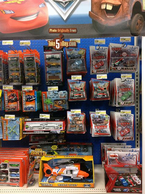 Take Five a Day » Blog Archive » Mattel Disney Pixar CARS Diecast: Target Pegs Shrinking?