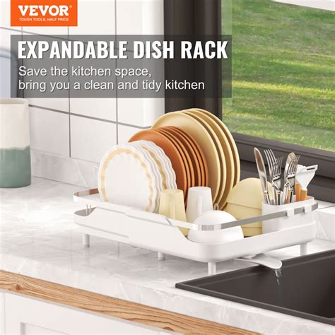 Vevor Vevor Dish Drying Rack Large Capacity Dish Drainers Stainless Steel Dish Drainer With