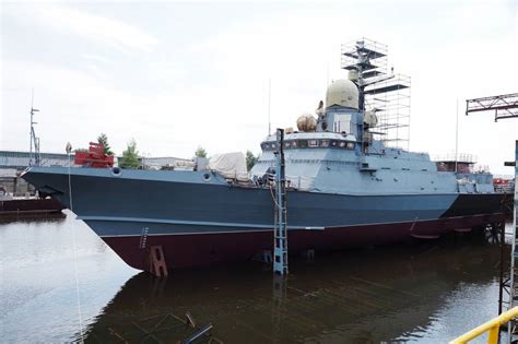 Project Karakurt Small Missile Ship Tucha Was Launched In Zelenodolsk