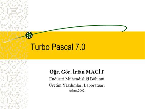 Turbo Pascal R G R Rfan Mac T End Stri M Hendisli I B L M