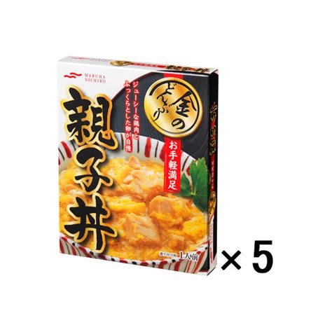 【ソロエルアリーナ】 マルハニチロ 金のどんぶり お手軽満足 親子丼 210g 1セット（5個） 通販 Askul（公式）