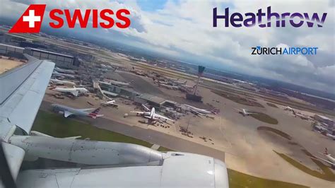 Swiss Airbus A320 HB-IJI I Heathrow LHR Zurich ZRH I *Full Flight with ...
