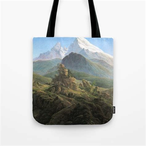 The Watzmann Caspar David Friedrich Tote Bag By ViktorDesigns Society6