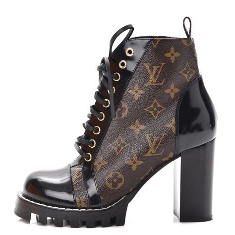 Louis Vuitton Monogram Heeled Boots Semashow