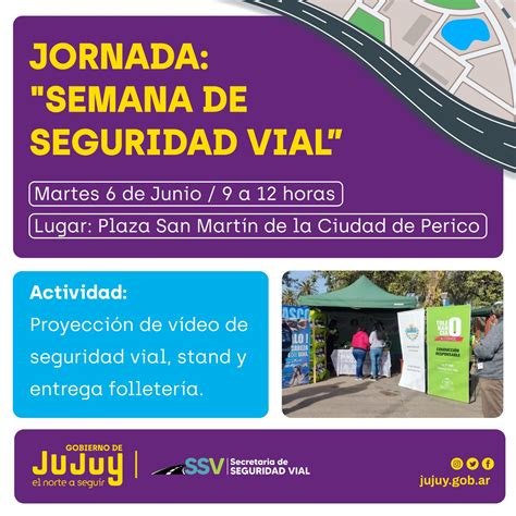 Actividades Por El Día Nacional De La Seguridad Vial Ministerio De Seguridad