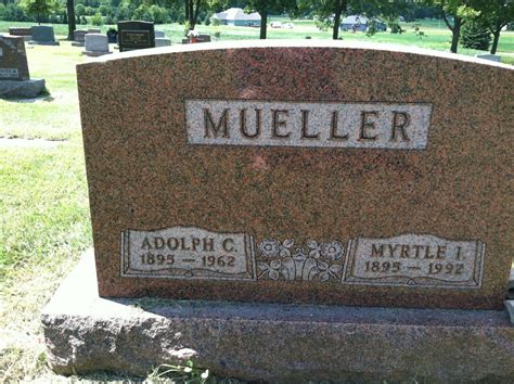 Myrtle I Busse Mueller 1895 1992 Find A Grave Memorial