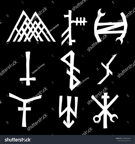 Set Alchemical Symbols On Theme Old Stock Vector (Royalty Free) 1289842060 | Shutterstock