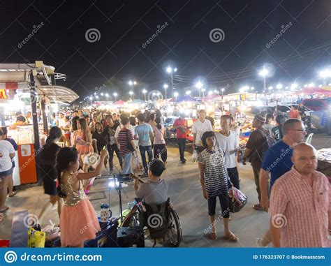 Nakhon Ratchasimathailand 28 September 2018save One Night Bazaar Selling Food And Other Things